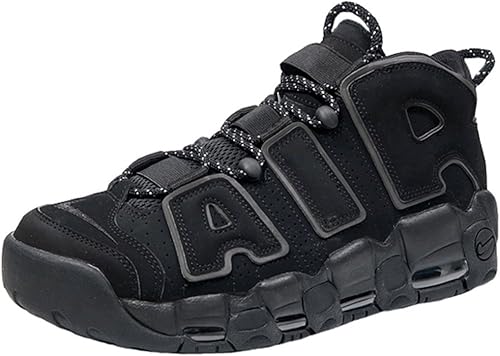 Amazon ナイキ Air More Uptempo Triple Black Black Refrective メンズ Black Black Black バッシュ モアアップテンポ 並行輸入品 ランニング