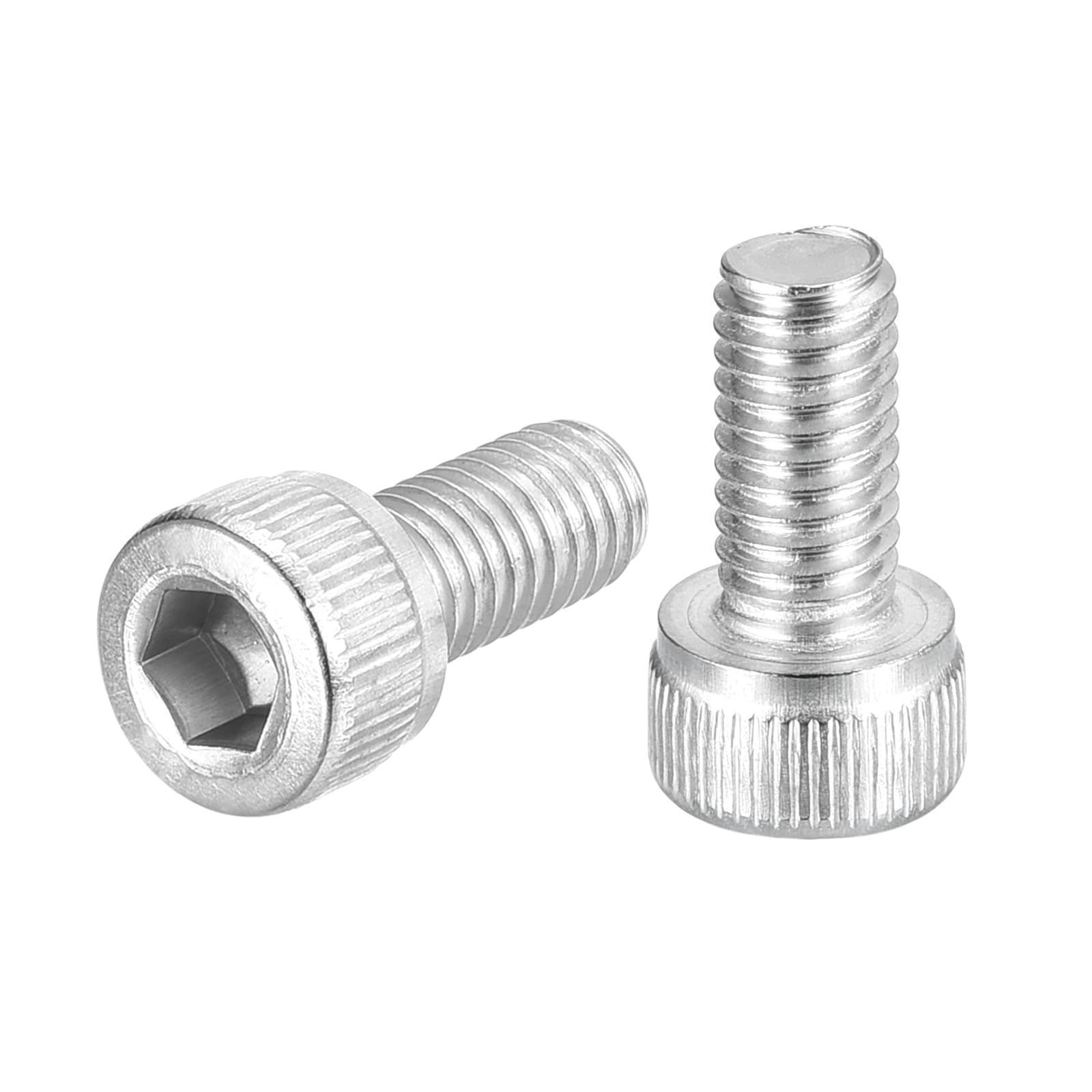 uxcell Hex Socket Bolts (M5-0.8x10), 304 Stainless Steel Hex Socket Drive Screw, Silver Tone, 50 Pcs — image 1