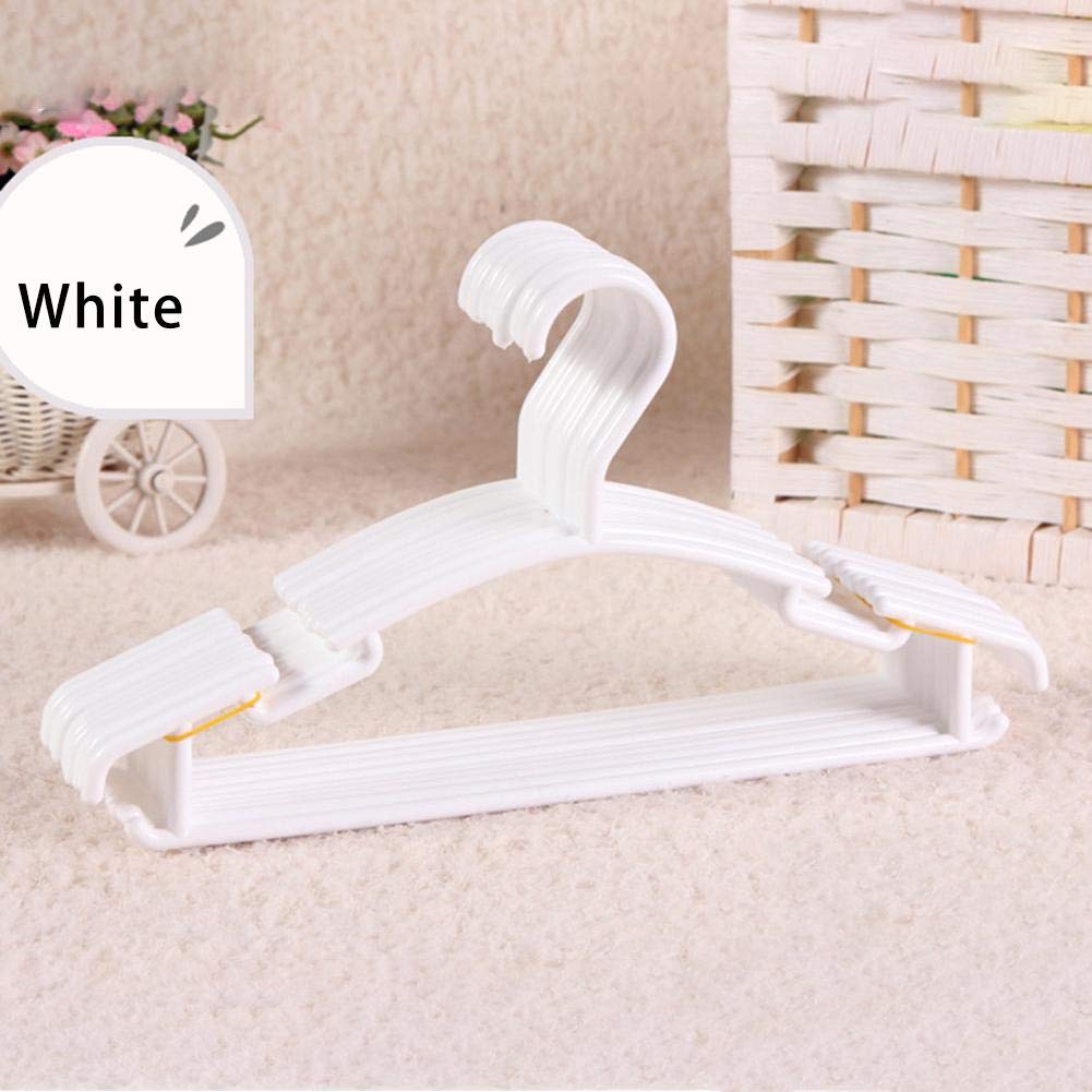 27x15cm Cintres Vetements Pour Enfants En Plastique De Stockage Cintres Durables Funihut 10pcs Cintres Bebe Ameublement Et Decoration Cuisine Maison