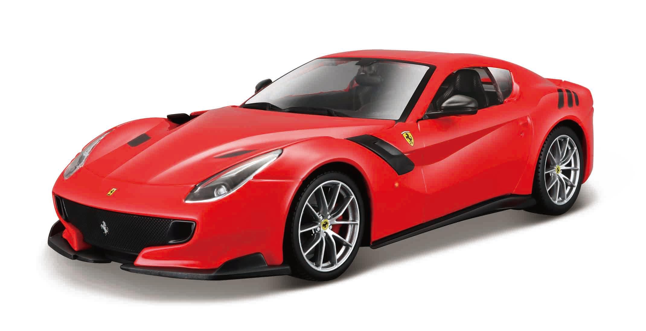Bburago Ferrari F12 TDF – Échelle 1/24, Métal, Socle De Présentation, Couleur Aléatoire, Dès 3 Ans