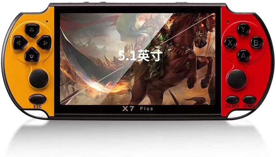 X7 PLUS Handheld Game Console 5.1inch Dual Joystick Game Console 8GB