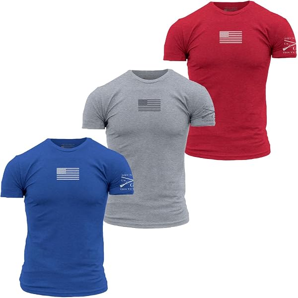 T-shirt Grunt Style 'Defined By Dad' - Verde Militare, Uomo
