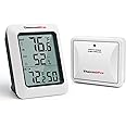 ThermoPro TP60B Digital Hygrometer Indoor Outdoor Thermometer Wireless Temperature and Humidity Gauge Monitor Room Thermomete
