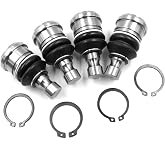 Nakuuly 7061220 Ball Joint 4Pcs Compatible with 2009-2020 Polaris | RZR 570 800 900 All Models Ranger, Sportsman Scrambler, Upper and Lower Front, Replaces 7061187, 7081505, 7081580