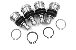 Nakuuly Upper and Lower Front Ball Joint 4 Pcs Compatible with Polaris RZR 570 800 900 All Models Ranger Sportsman Scrambler Replaces # 7061220 7061187 7081505 7081580