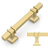 Amerdeco 10 Pack Brushed Gold Cabinet Pulls 3