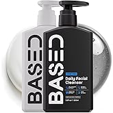 BASED Daily Skincare Duo | Purifying Face Wash + Restoring Moisturizer | Built For All Skin Types | Healthy Ingredients | Hormone Safe - ZERO Endocrine Disruptors