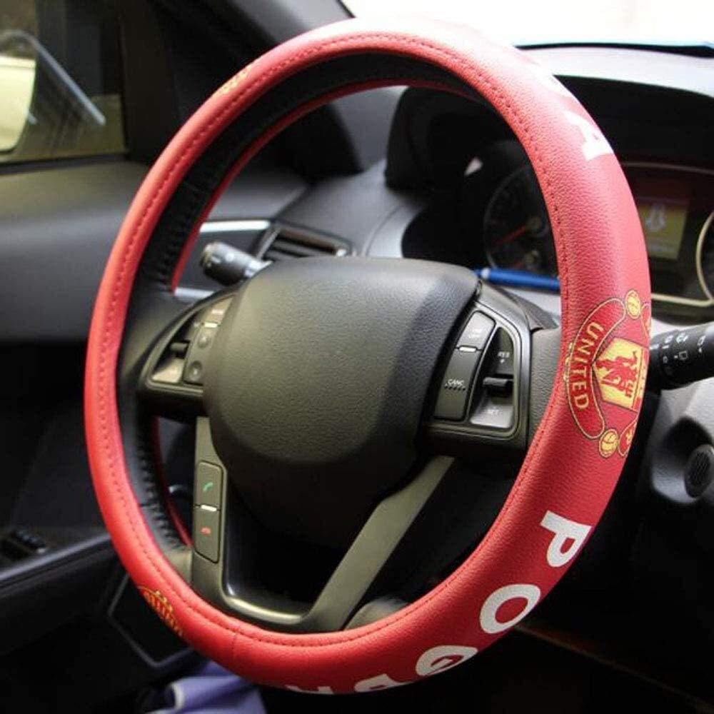 Auto Car Steering Wheel Cover Barcelona Manchester United NBA Bull Fans Sport Style Universal 15 Inc
