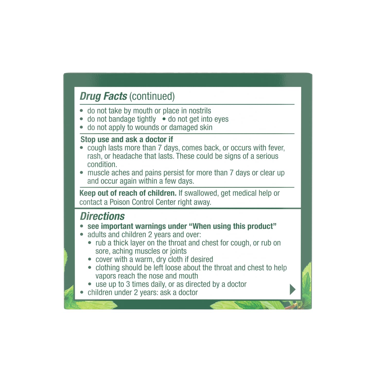Mentholatum Nighttime Vaporizing Rub, Lavender Scent, Maximum Strength Cough Suppressant, Topical Chest Rub & Analgesic Ointment, Soothing Vapors Relieve Aches & Pains Due to Cold & Cough, 1.76 oz