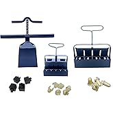 Authentic Ladbrooke 6-Pc Master Grower Soil Blocker Set, England | Complete nesting system: Maxi, Mini 4, Micro 20, inserts, dowel &amp; seed pins. Premium gardening gift set. No plastic pots.