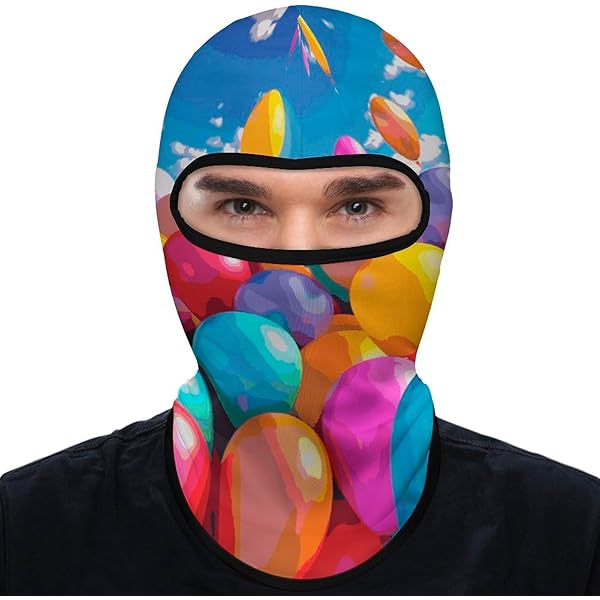 Balaclava Face Mask Ski Mask Butterfly with Flowers Head