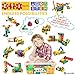 ETI Toys STEM Learning Original Educational Construction Engineering Building Blocks Set for 3, 4 and 5+ Year Old Boys & Girls | Creative Fun Building Toys for Kids Kit, STEM Toys Gift (172 PCS)