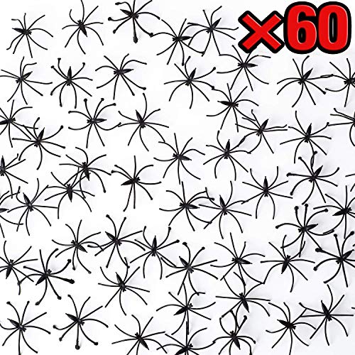 Halloween Decorations Spider Web, Stretch Cobwebs for Halloween Indoor/Outdoor Decoration 1000sqft with 60 Fake Spiders