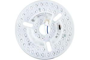 HAOLEDI 6.3" LED Ceiling Fan Light Retrofit Kit, 22W, 2800LM, Ceiling Light Replacement Panel PCB, 5CCT Switch 3000K 3500K 4000K 5000K 6000K, 120V, ETL, CRI90, Dimmable (22, Watts)