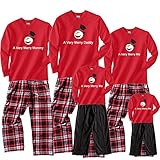 A Very Merry Christmas Snowman Long Sleeve Clothing Set; Choose Kids or Adult