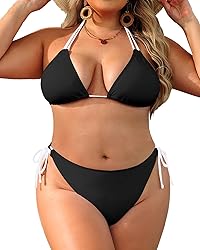 Daci Women Plus Size Triangle Bikini Sets Two Piece