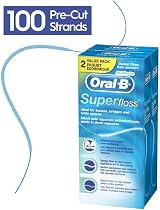Oral-B Super Floss Pre-Cut Strands Mint 50 Count Twin Pack view 6