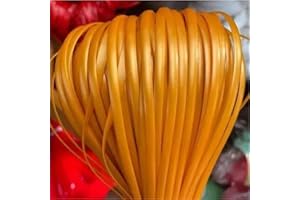 ECYC Ltd 5mm Flat Rattan Wicker Repair Material, Rattan Strips PE Synthetic Rattan Weaving Material Plastic Rattan Material f