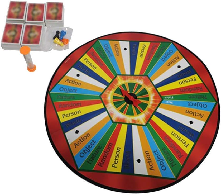 Centeraly Board Game Multiplayer Articulate Fast Talking Description Fun Family Play Board Game Describe Word Family Play Set