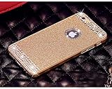 Vproof iPhone 6 Case/iPhone 6s Case , Luxury Hybrid PC Hard Shiny Bling Glitter Sparkle With Crystal Rhinestone [Artificial Diamond] Cover Case For iPhone 6/6s [4.7 Inch] (Gold+Crystal Rhinestone)