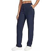 G4Free ShiftReady Yoga Pants Women High Waist Dress Work Pants with Pockets Straight Leg Business Casual Trousers 28"/30"/32"
