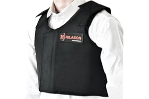 Bull Riding Vest Hilason Kids Junior Youth Black Bull Pro Rodeo Cordura