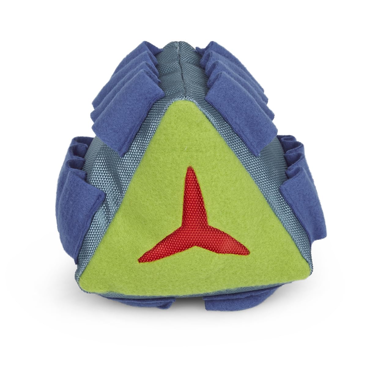 Petface Fabric Snuffle Triangle Pet Treat Puzzle Toy (Pack of 1)