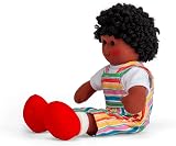 Bigjigs Toys Jake Doll Small Soft Rag Doll with Rainbow Dungarees 25cm view 6