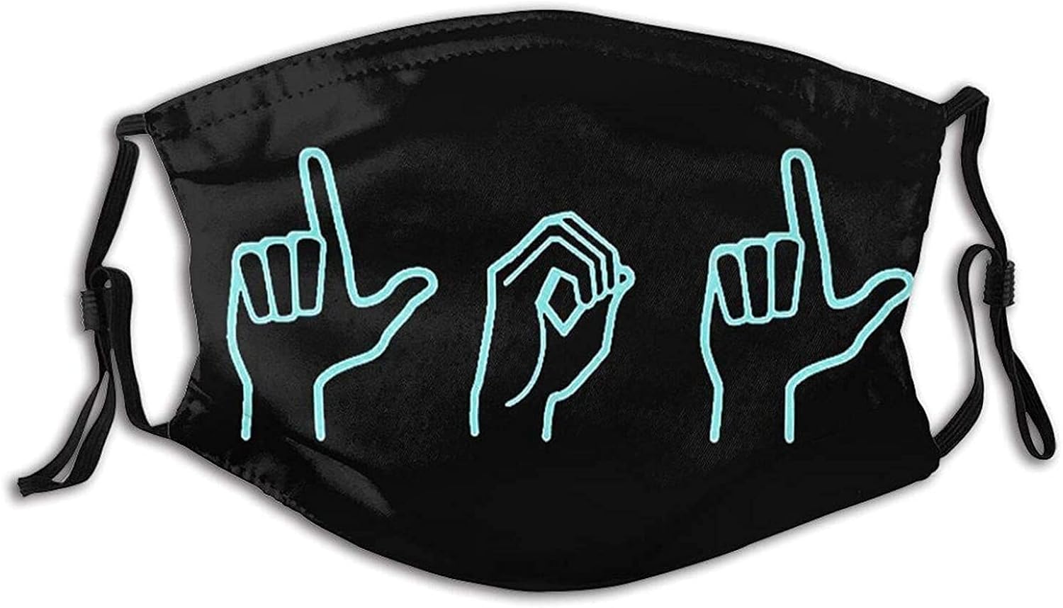 Friendly Sign Language ASL Mask American Sign Language Mask