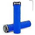ROCKBROS Bike Handle Grips Non-Slip Bike Grips Single Lock-on Bicycle Handlebar Grips for BMX, MTB, Scooters, Folding Bikes 22.2mm