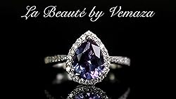 VEMAZA Color Change Alexandrite Ring Sterling