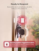 X-Sense AS05 Wireless Smart Home Security System with Base Station, 2 Doors, 1 view 5
