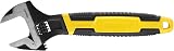 Stanley 090950 300mm MaxSteel Adjustable Wrench, Narrow Jaw, Bi-Material