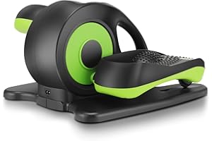 ANCHEER Under Desk Elliptical Machine - Quiet Pedal Exerciser for Seniors, Office & Home, Low-Impact Seated Leg Workout Equipment, Smart LCD Display, Remote Control