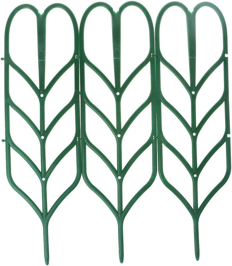Guoyy 3Pcs DIY Plant Support Artificial Mini Climbing Trellis Flower Stand Garden Tool