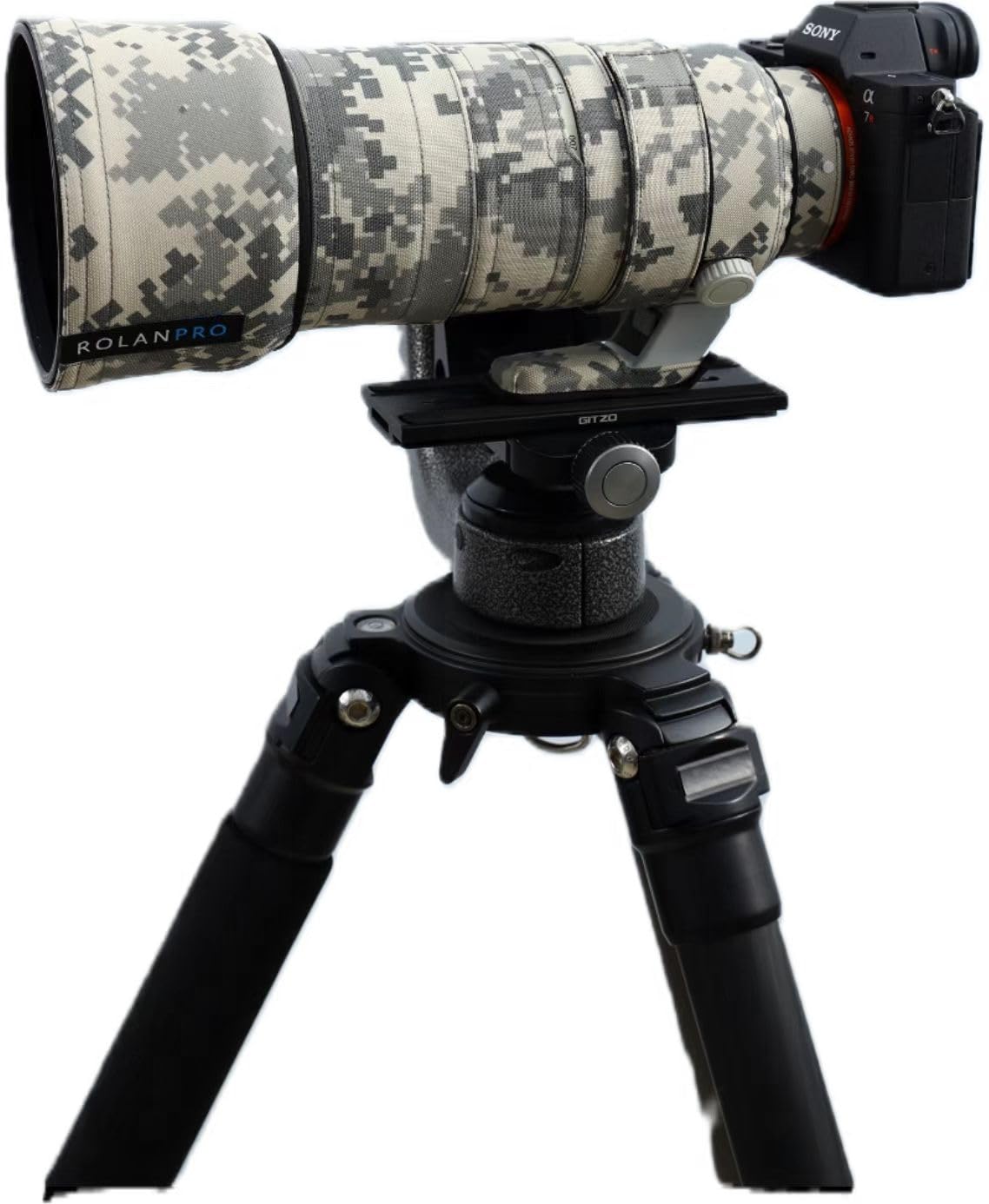 ROLANPRO Camouflage Lens Cover for Sony FE 70-200mm F/2.8 GM OSS II Coat Lens Protective Sleeve Case-#UCP camo Waterproof