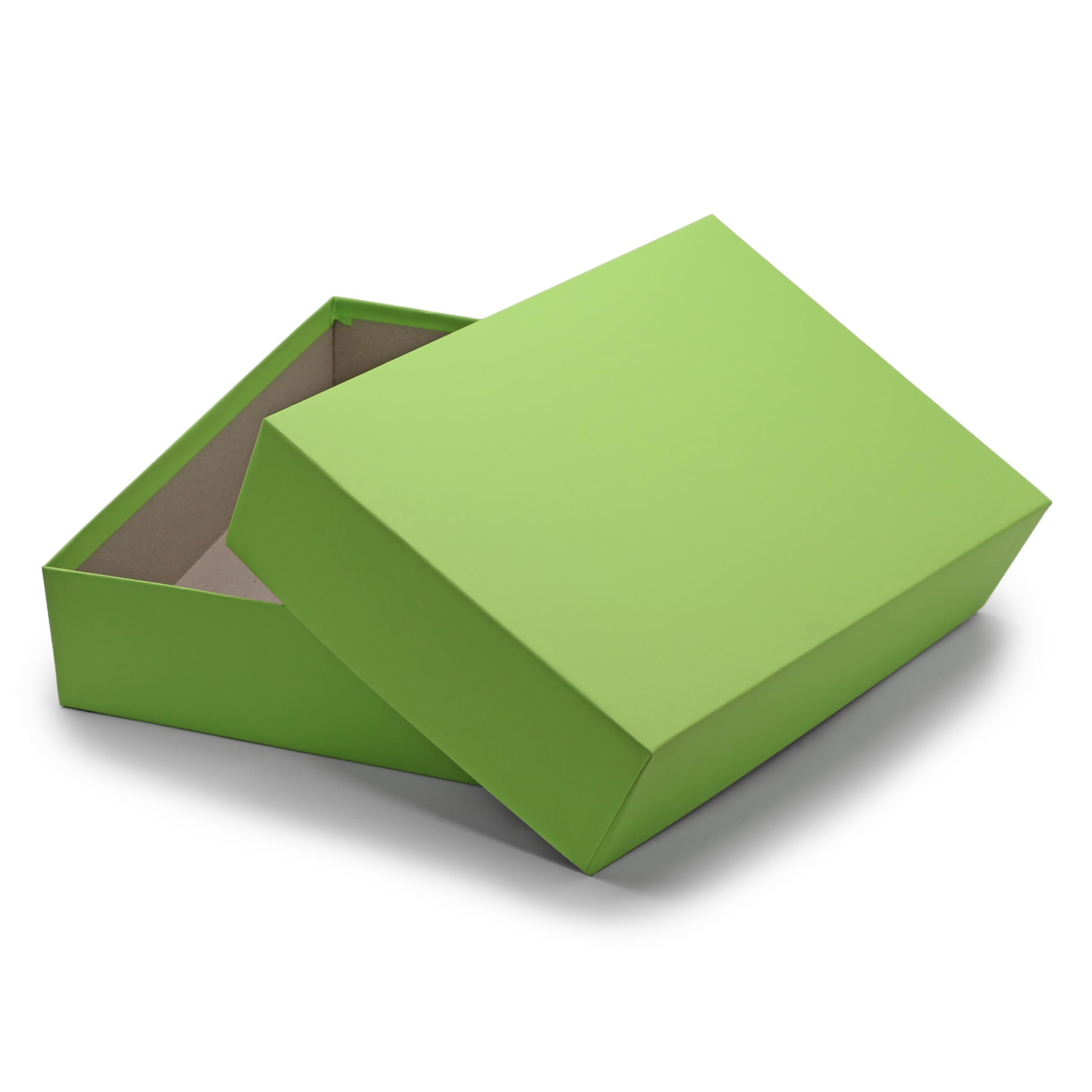 NEUSER PAPIER storage and gift boxes – 1 piece – DIN A4 – light green (green) covered – 302 x 213 x 70 mm