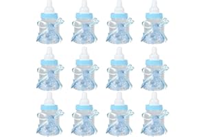 Mini Baby Bottles, Mini Candy Bottle Gift Box Girl Baby Birthday Parties Decoration DIY Wrapper Decorations Baby Shower Favor