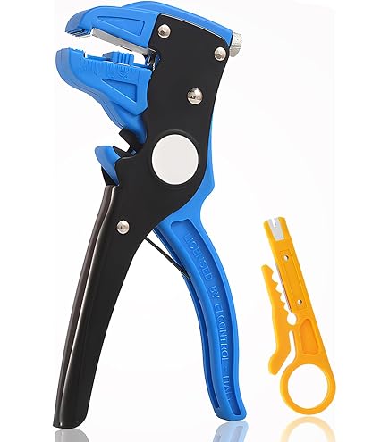 Pince à Dénuder Multifonction 2 En 1 - Outil Professionnel Quick Strip Pour Câbles Électriques 165mm