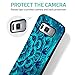 Galaxy S8 Case, ZUSLAB Pattern Design, Shockproof Armor Bumper, Heavy Duty Protective Cover for Samsung Galaxy S8 (Pink Mandala)