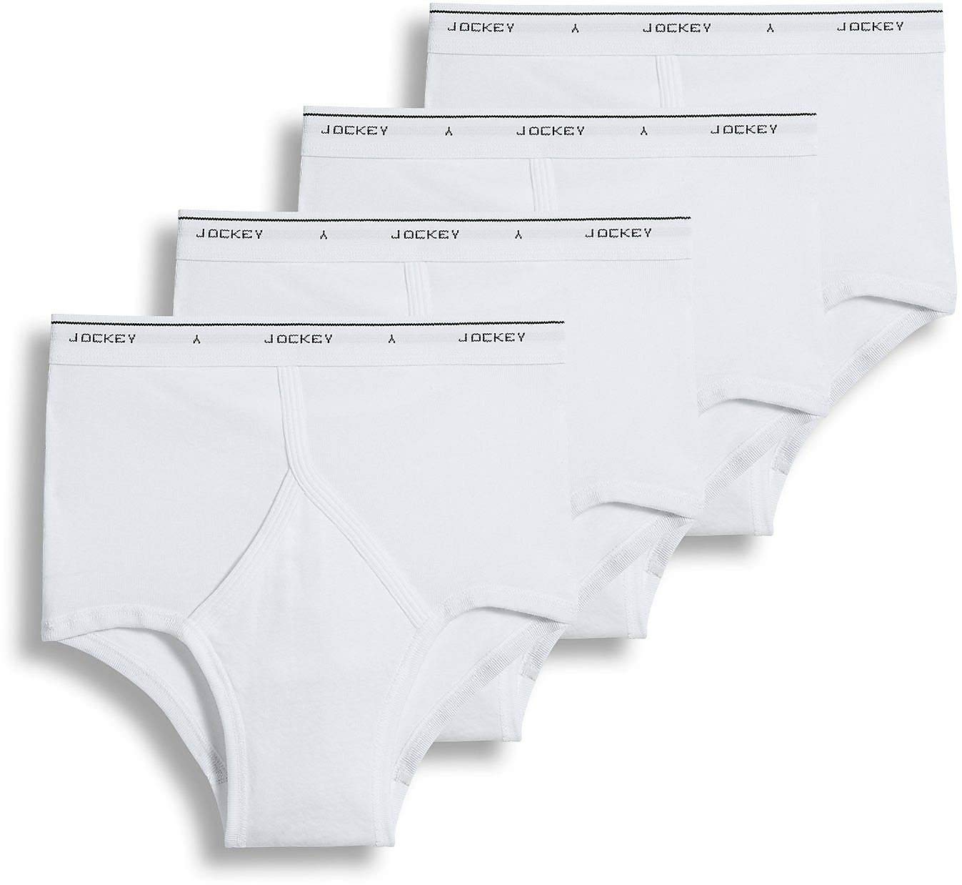 Jockey Cotton Full-Rise Brief 4-Pack