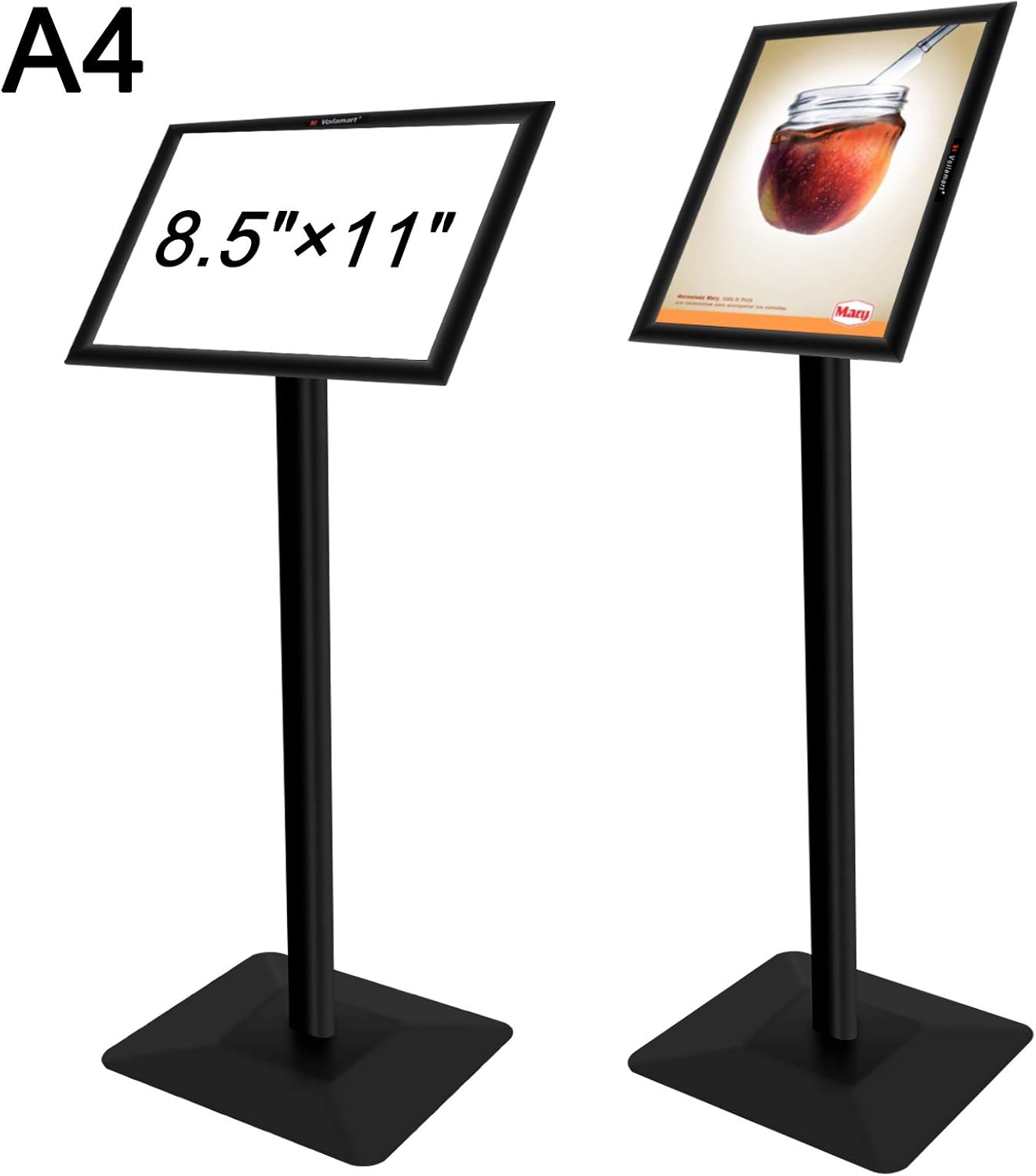 Voilamart Pedestal Poster Stand 8.5" x 11" Pedestal Sign
