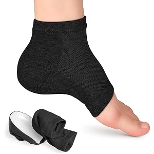 Height Increase Insoles 1 Inch Invisible Heightening Socks, Breathable Hollow SEBS Gel Heel Cups, Soft Shock Absorbing Heel P
