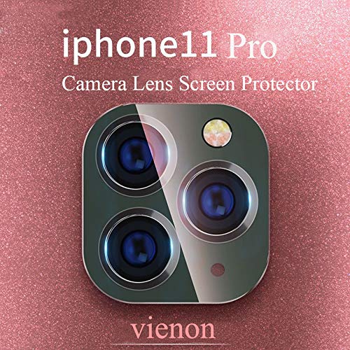 iPhone 11 Pro Camera Lens Screen Protector 2 Pack 9H Hardness Anti-Scratch Explosion-Proof Tempered Glass Protective Camera Lens Hard Protector Film for iPhone 11 Pro/iPhone 11 Pro Max