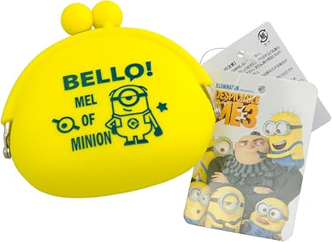 Amazon Universal ミニオン Bello スチュアート がま口 シリコンパース 小銭入れ イエロー Scgc 16 ヒラ商 生活雑貨 通販