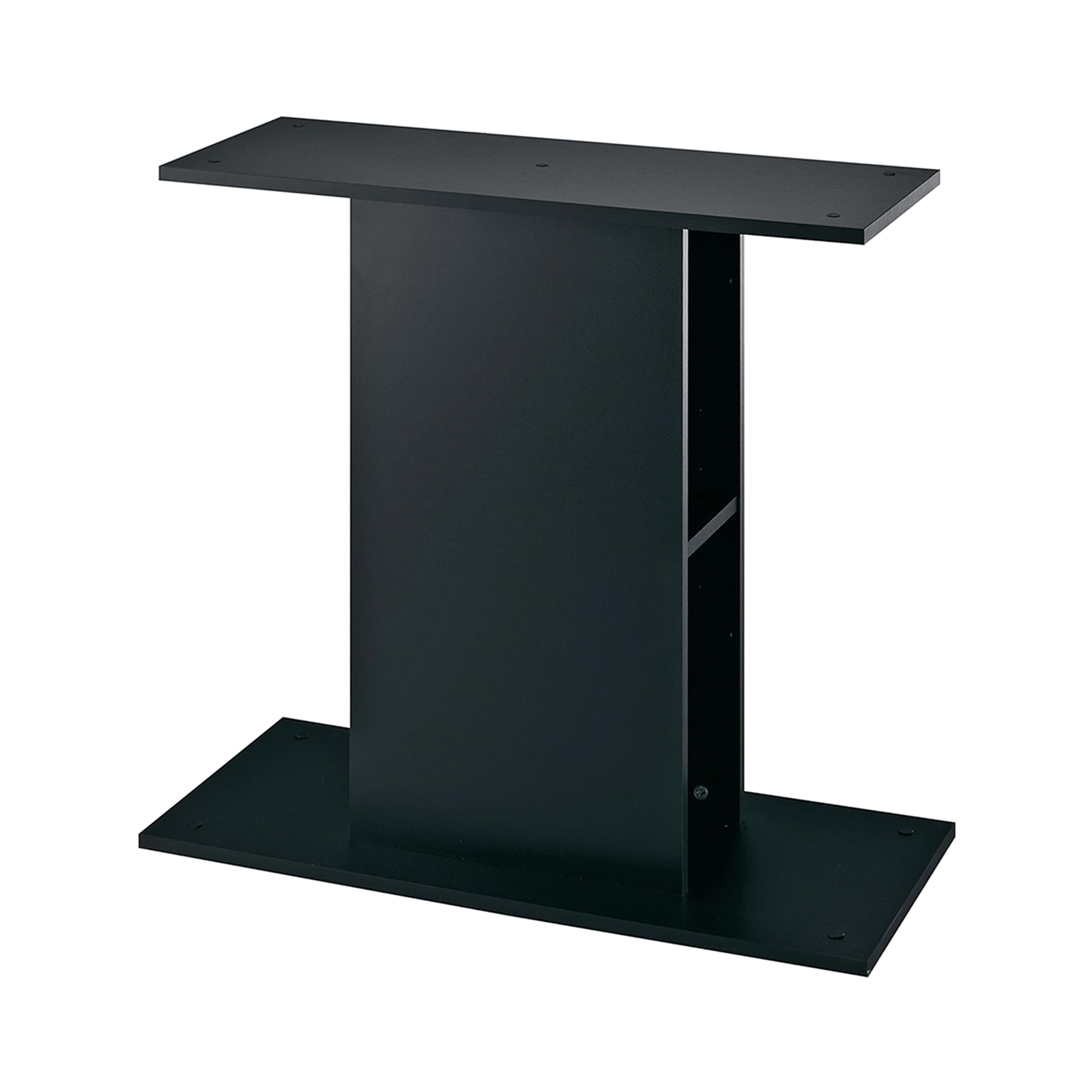 Ferplast Hydor Wooden Aquarium Cabinet Stand 80, Water Resistant Top, Black