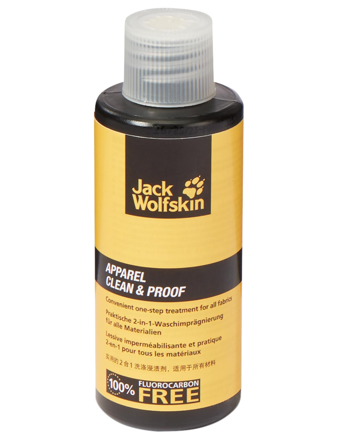 Jack Wolfskin Unisex_Adult APPAREL CLEAN & PROOF 60 bluesign-Certified Waterproofing Agent, Yellow, standard size