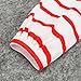 Digood Toddler Newborn Baby Girl Kids Striped Christmas Deer Dress Outfits Clothes (2-3 Years old, White)