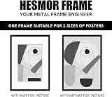 Hesmor A4 Aluminum Acrylic Picture Frame Black 8 x 12 Certificate Frame view 7