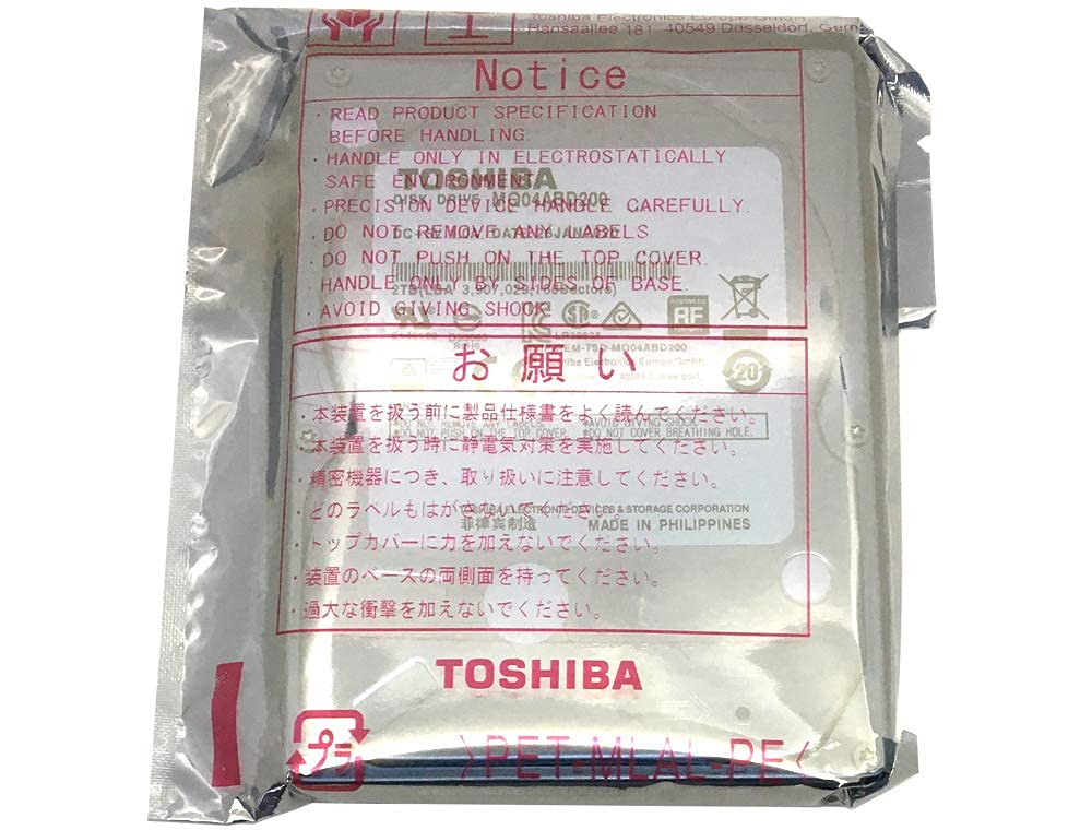 Toshiba 2TB 5400RPM 128MB Cache SATA 6.0Gb/s 2.5inch PS4 Gaming Hard Drive - 3 Year Warranty (Renewed)